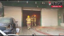4 مراكز إطفاء سيطرت على حريق الشويخ