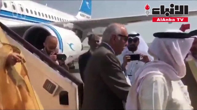 استقبال رسمي للوفد الكويتي بمطار مملكة البحرين