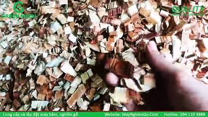 Máy băm dăm gỗ xả đáy tiết kiệm năng lượng, công suất hiệu quả 5 tấn/1 giờ