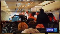 [1280x720] Lebanon News Breaking News - بالفيديو - إمرأة على متن طائرة تصيب الركاب بالهلع