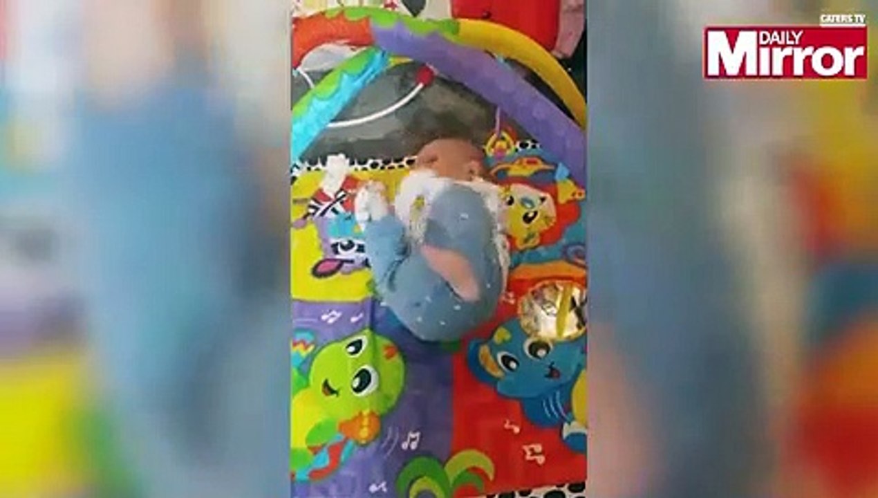 Baby with 50 allergies could be killed by his own tears apples and inflatables