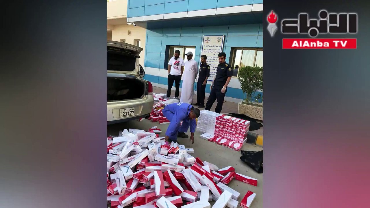 ضبط 800 كروز سجائر حاول خليجي تهريبها عبر النويصيب