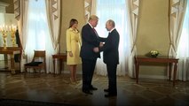 President Trump Introduces First Lady Melania To Vladimir Putin At Helsinki Summit | NBC News