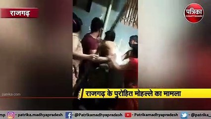 पेट्रोल चोरी करने पहुंचे युवक की जमकर धुनाई