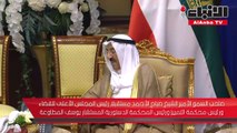 صاحب السمو الأمير الشيخ صباح الأحمد مستقبلا رئيس المجلس الأعلى للقضاء يوسف المطاوعة