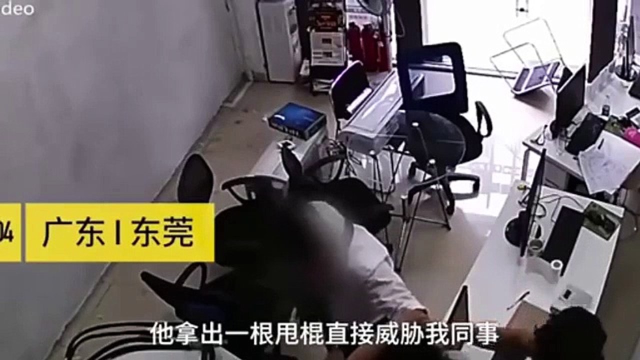 Man hits girl