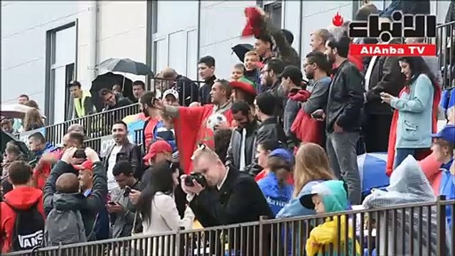 المنتخب المغربي يستعد لمواجهة نظيره الإيراني في مونديال 2018