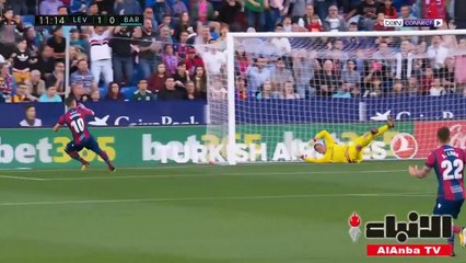 ليفانتي يحرم برشلونة من إكمال الموسم دون هزيمة