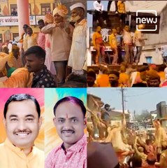 Watch: Man Throws Money Into Crowd After Being Elected As Sarpanch