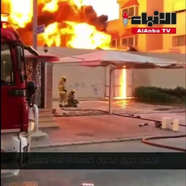 إخماد حريق محول كهربائي في حطين
