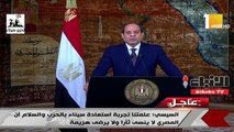 السيسي: نواجه هجمات شرسة مدعومة وممولة من دول وجهات منظمة