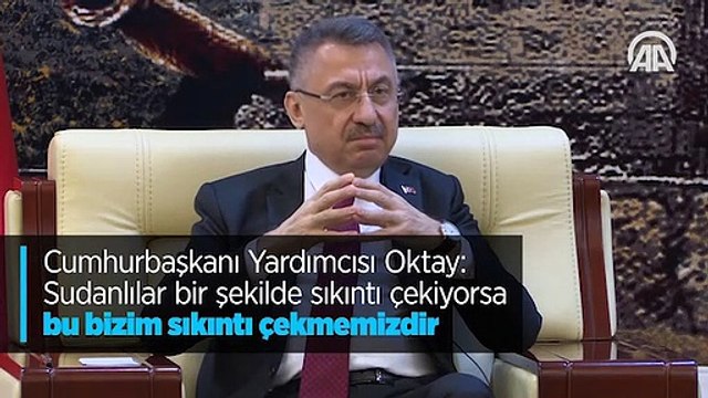 'Sudanlılar bir şekilde sıkıntı çekiyorsa bu bizim sıkıntı çekmemizdir'