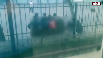 Okul bahçesinde uyuşturucu kullandılar!