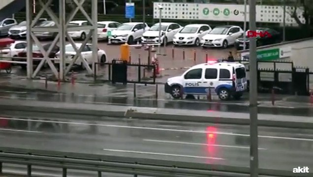 Vladimir Putin'in konvoyu Şirinevler'den geçerken kameralara yansıdı