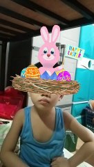 Easter egg bunny