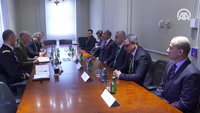 Milli Savunma Bakanı Akar, ABD Genelkurmay Başkanı Orgeneral Dunford ile görüştü