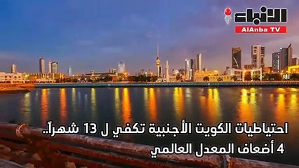 احتياطي الكويت الأجنبي يكفي لـ 13 شهرا