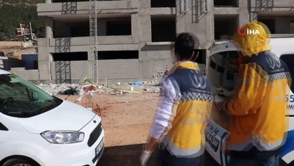 İnşaatın 9’uncu katından düşen işçi hayatını kaybetti