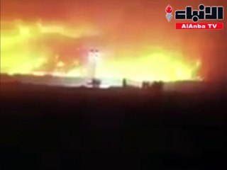 نفط الكويت نشوب حريق بالقرب من منطقة التسرب النفطي الأخيرة بـ المقوع