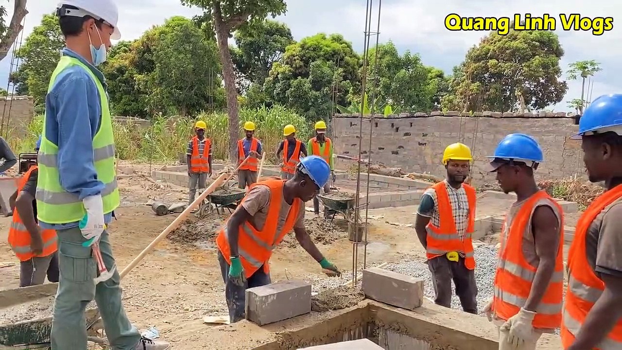 Quang Linh Vlogs | Cảm Xúc FEDDI-VICRORI Đặt Những Viên Gạch Đầu Tiên Cho Nhà!