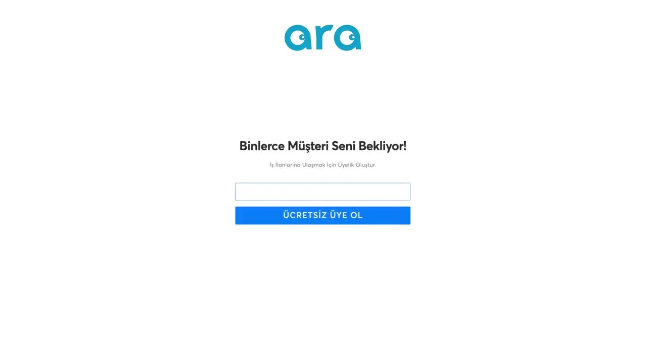 Ara.com.tr | Türkiye’nin Hizmet Arama Motoru
