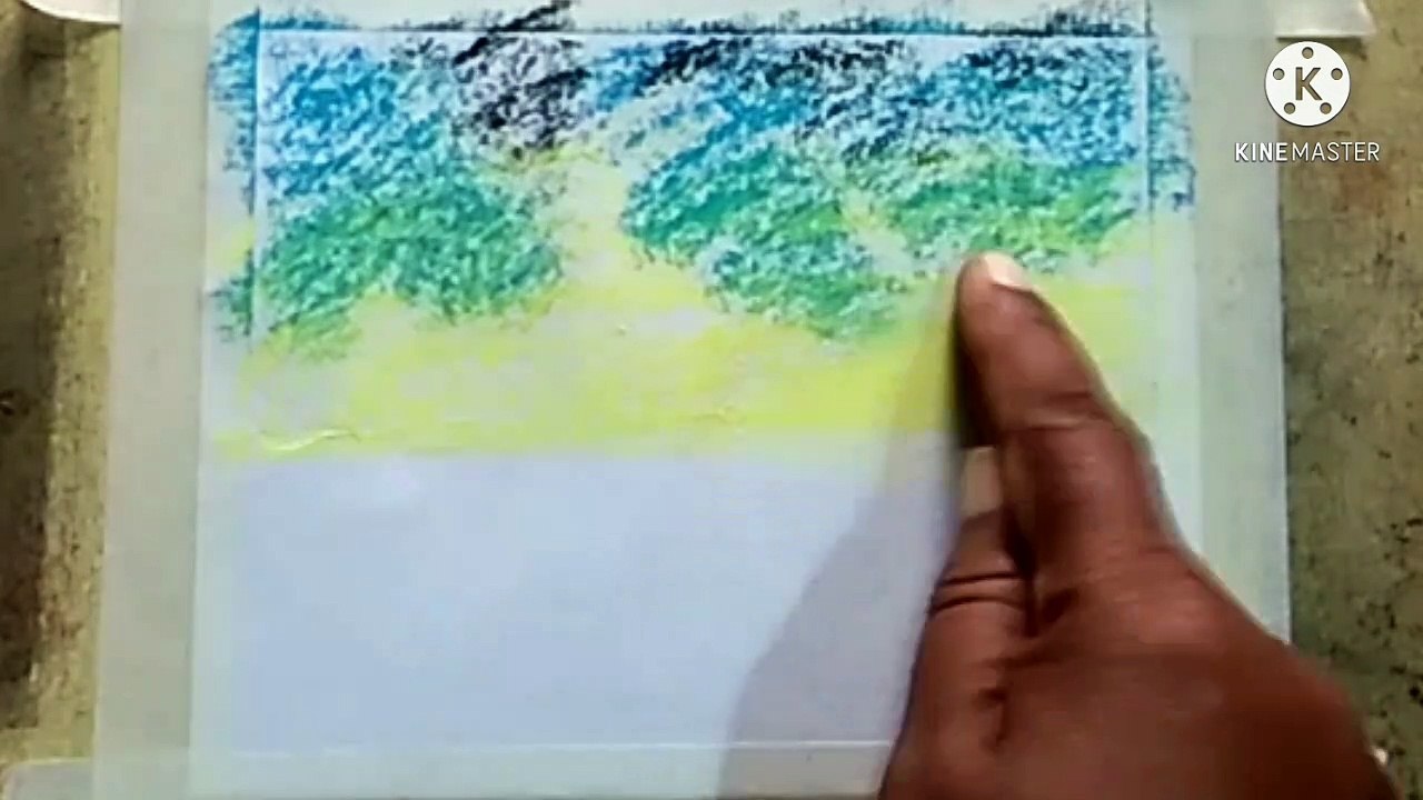 #LANDSCAPE   ( HOW TO START SOFT PASTEL DRAWING  )