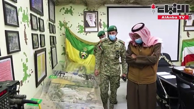 الفريق أول متقاعد الشيخ أحمد النواف نائب رئيس الحرس الوطني تفقد كتيبة حماية المنشآت الأولى بلواء الحماية بالحرس الوطني