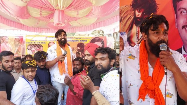 ಕೋಲಾರದಲ್ಲಿ ಧ್ರುವ ಅಭಿಮಾನಿಗಳ ಸಾಗರ | Dhruva Sarja Visits Kolar | Pogaru | Filmibeat Kannada