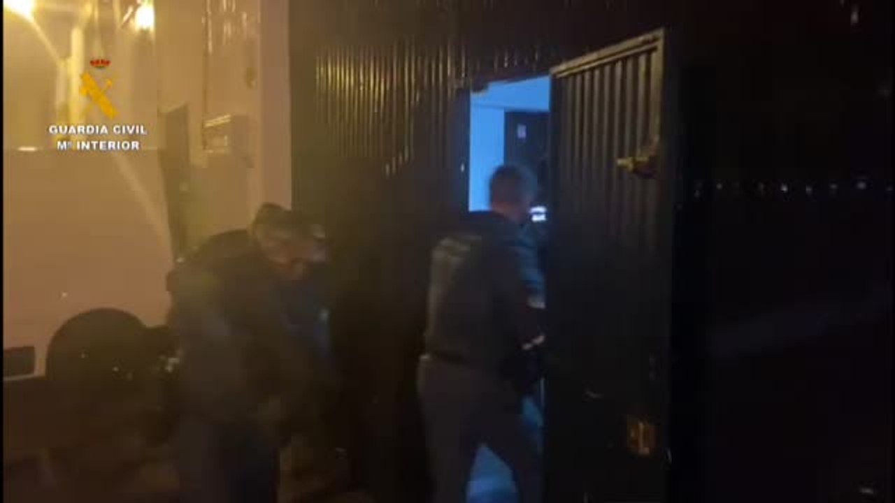 La Guardia Civil desmantela a una organización criminal holandesa que transportaba droga desde España a Europa