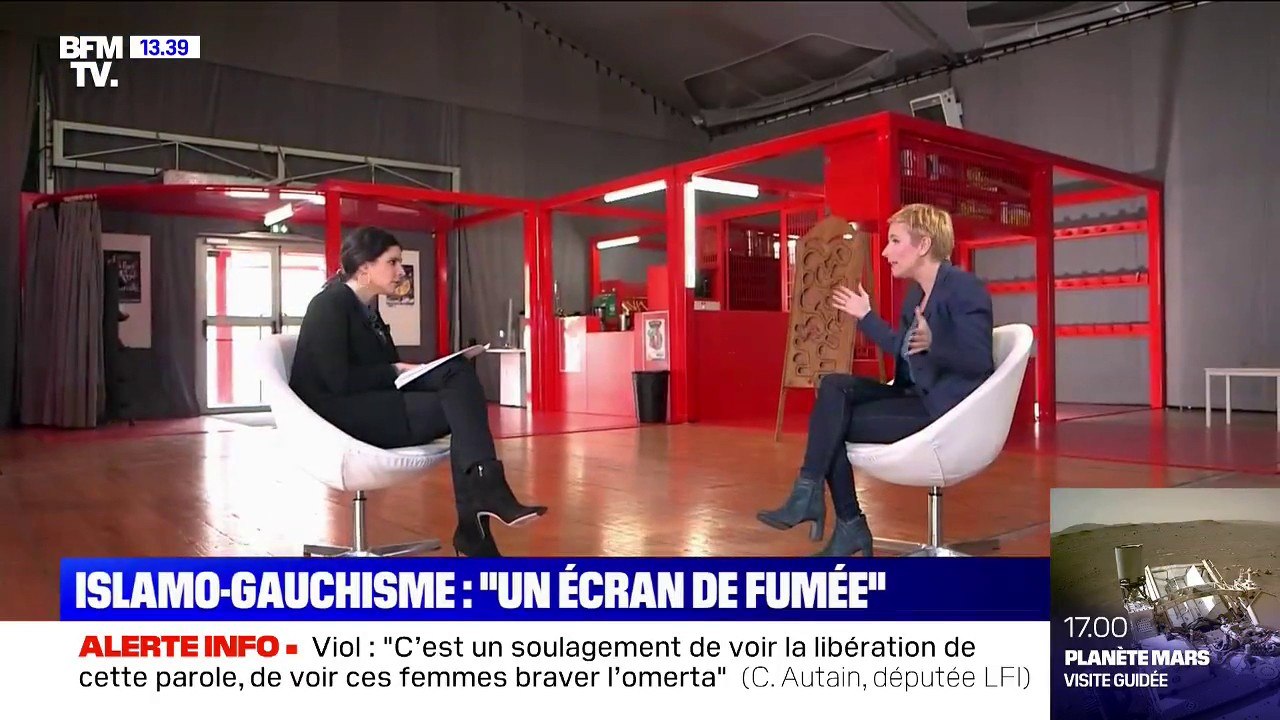 Clémentine Autain sur "l'islamo-gauchisme": "On a l’impression que c’est un écran de fumée par rapport à beaucoup d’enjeux qu’on met de le côté"