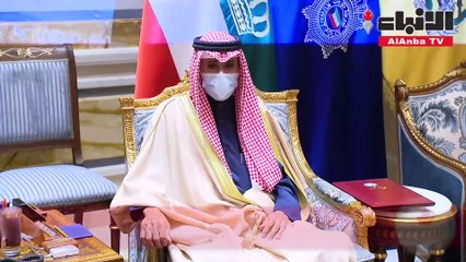 الأمير استقبل ولي العهد والغانم والخالد