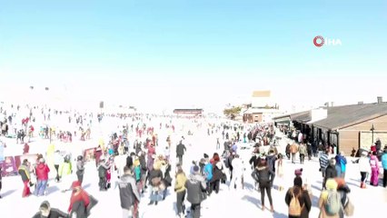 Erciyes'te denetimler artırıldı, pistler turistlere kaldı