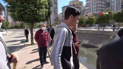 Direksiyon hakimiyetini kaybeden hemşire, kanala uçtu