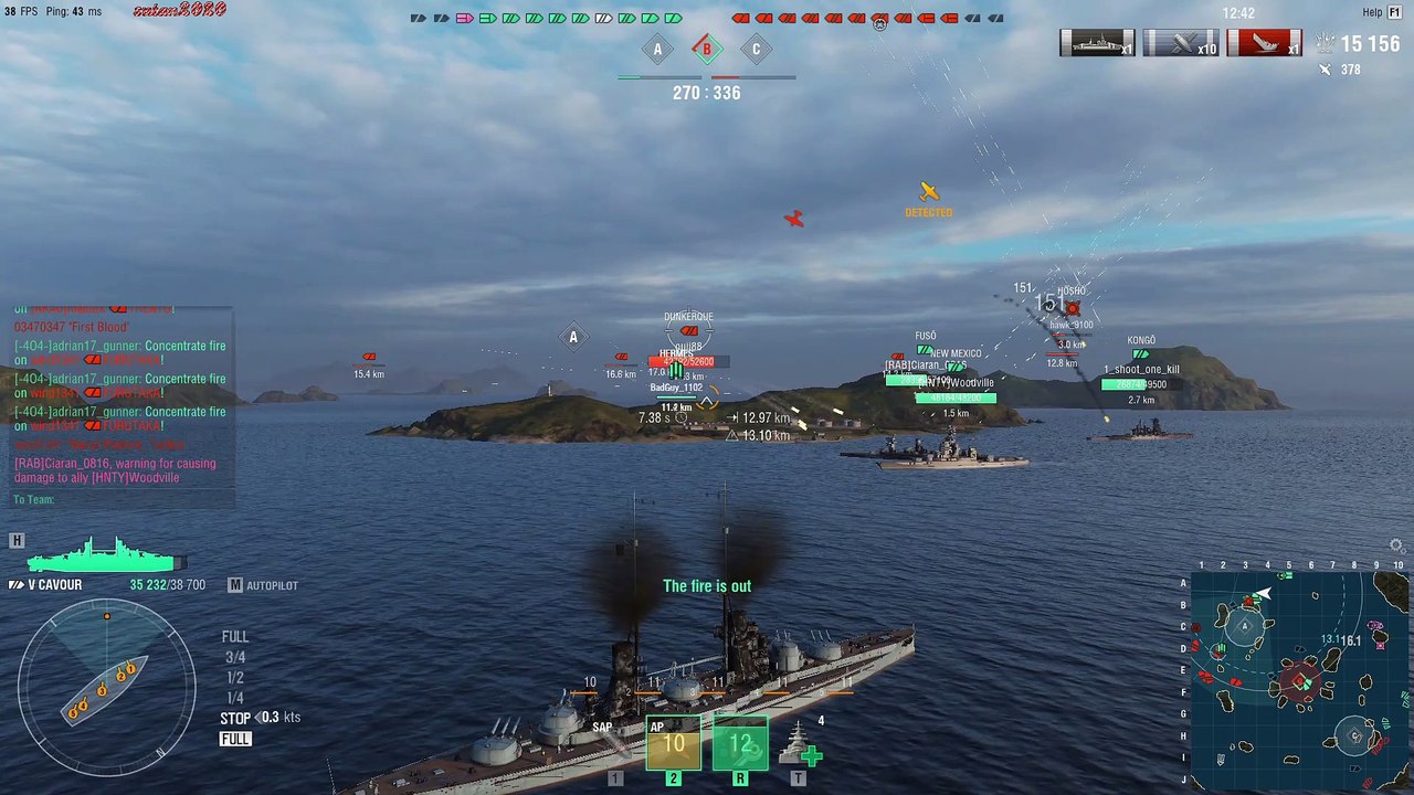 World of Warships | Cavour | 56.3k DM | 2 kills