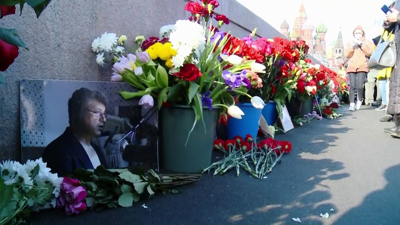 Hommage à l'opposant russe Boris Nemtsov, 6 ans après son assassinat