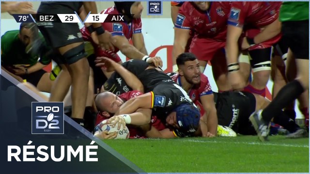 PRO D2 - Résumé AS Béziers Hérault-Provence Rugby: 31-15 - J21 - Saison 2020/2021