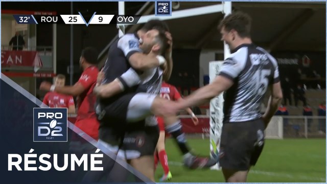 PRO D2 - Résumé Rouen Normandie Rugby-Oyonnax Rugby: 37-25 - J21 - Saison 2020/2021
