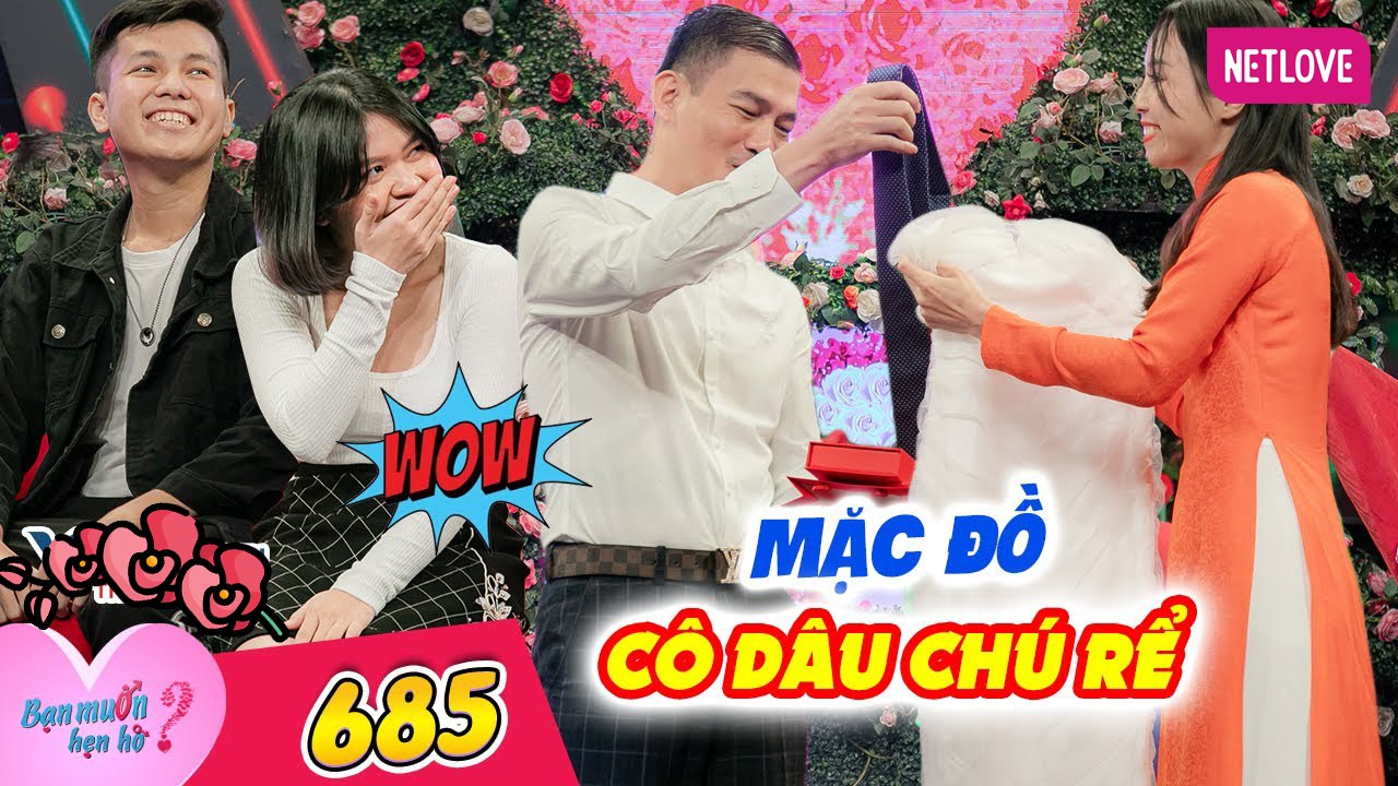 Bạn Muốn Hẹn Hò - Tập 685: Chàng trai đi từ Hà Nội vào Sài Gòn gặp được cô gái mặc đồ cưới chờ sẵn