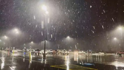 Final February flakes for some