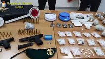 Roma - Armi, munizioni e droga a Tor Bella Monaca arrestato 25enne (27.02.21)
