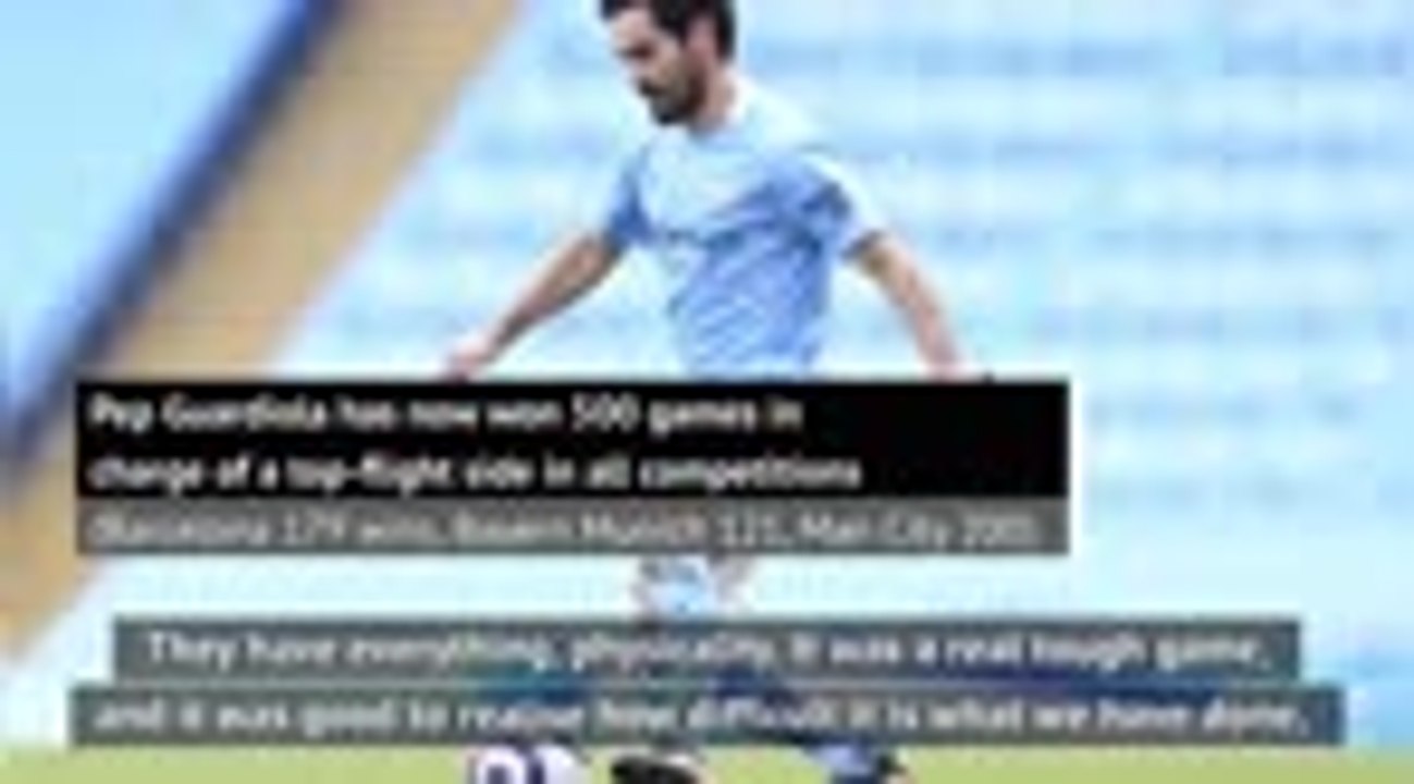 Our winning run is not normal - Guardiola