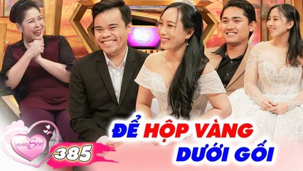 Vợ Chồng Son - Tập 385: Diễn viên Lê Khâm dắt vợ đẹp đại náo trường quay, bất ngờ tặng vợ hộp vàng