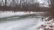 Listen to the ice crack as warmer weather brings thawing to Ohio