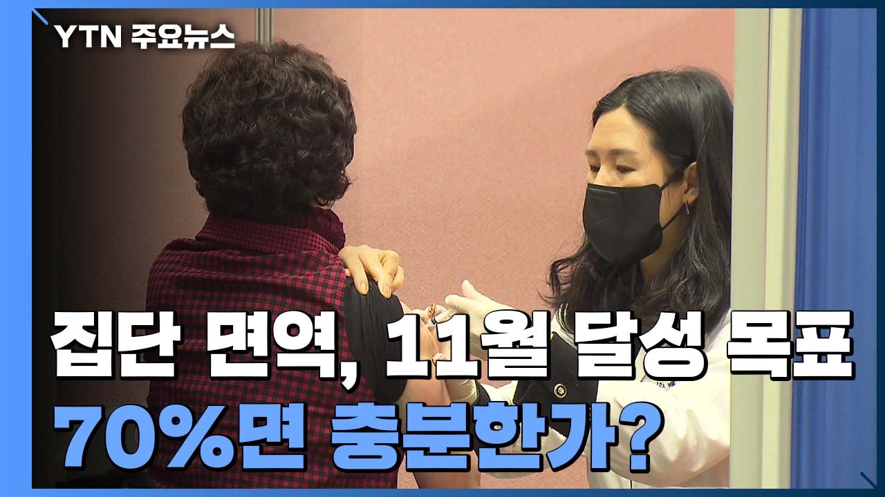 집단 면역, 11월 달성 목표...70%면 충분한가? / YTN