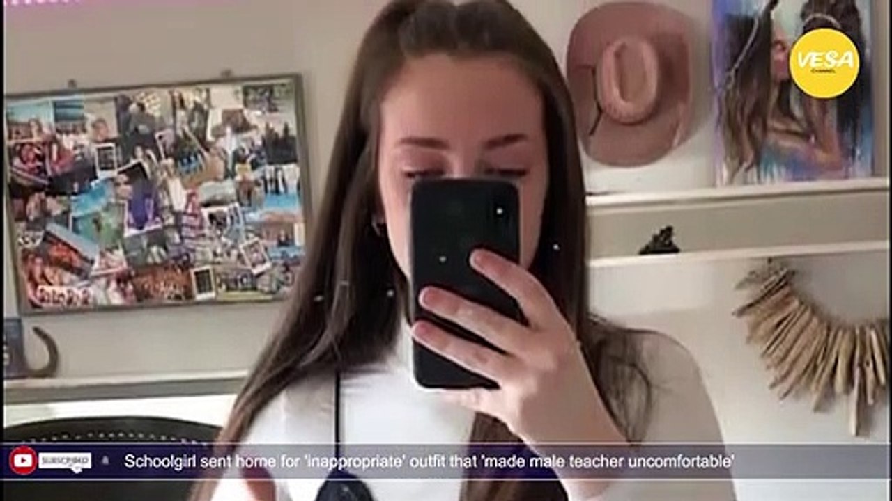 Schoolgirl sent home for 'inappropriate' outfit that 'made male teacher uncomfortable'