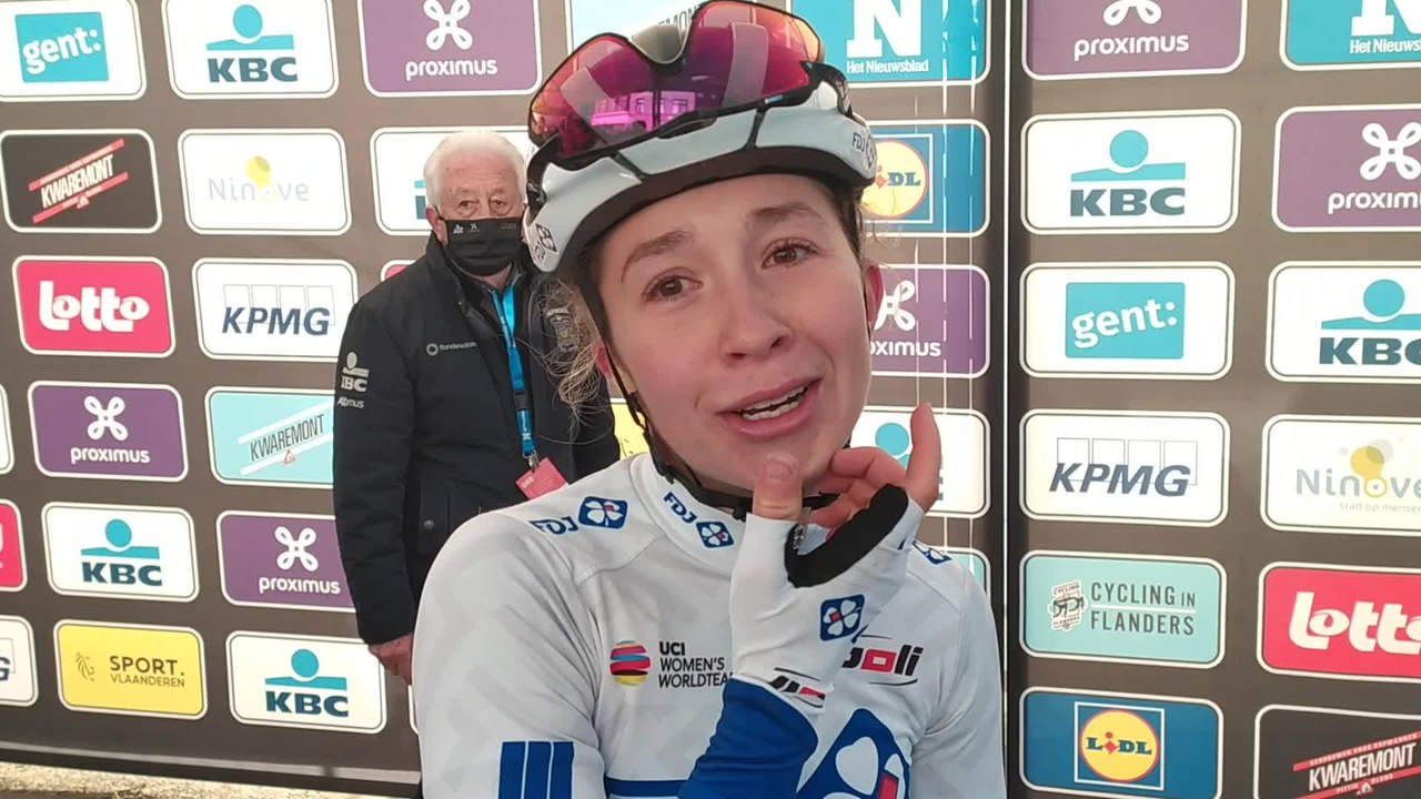 Circuit Het Nieuwsblad : Réaction de Cecilie Uttrup Ludwig
