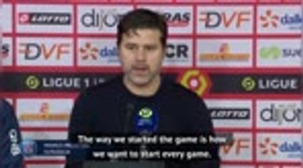 Pochettino pleased as PSG go second at Dijon