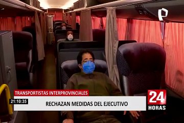 Gremio de transporte interprovincial en desacuerdo con las nuevas medidas del Ejecutivo