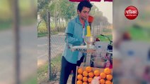 Sunil Grover selling orange juice on road side video goes viral