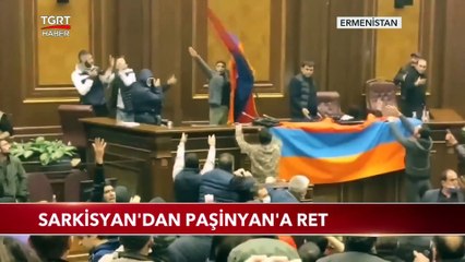 Ermenistan Cumhurbaşkanı Sarkisyan'dan Paşinyan'a Ret